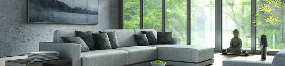 Fenster aus Holz und Aluminium